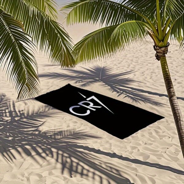 Serviette de Plage Logo Cristiano Ronaldo CR7 – Image 4