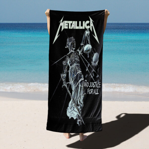 Serviette de plage Metallica – Image 2