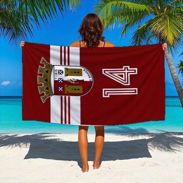Serviette de Plage Sporting Clube de Braga Portugal
