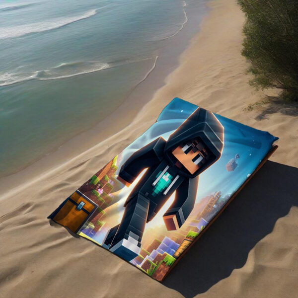 Serviette de plage en pixel – Image 3