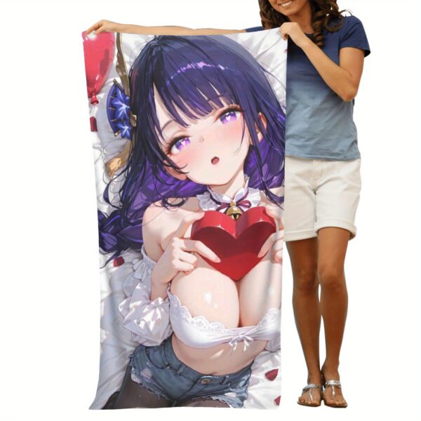 Serviette de plage cadeau d'amour Raiden Shogun – Image 5