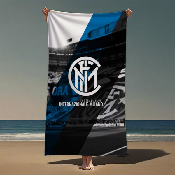 Serviette de plage Inter Milan Footbal – Image 2
