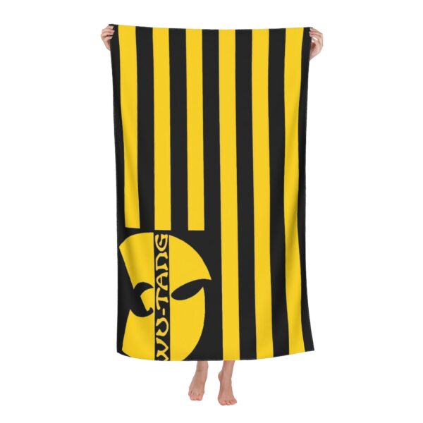 Serviette de plage en microfibre inspirée du Wu Tang Clan – Image 3