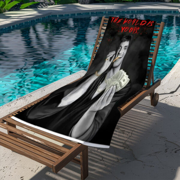 Serviette de Plage à Thème du Film Scarface – Image 4