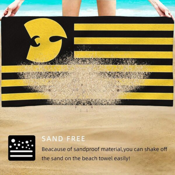 Serviette de plage pliable et sac de rangement Wu Tang Clan 2-en-1 – Image 5