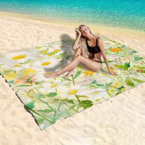 Drap de plage floral