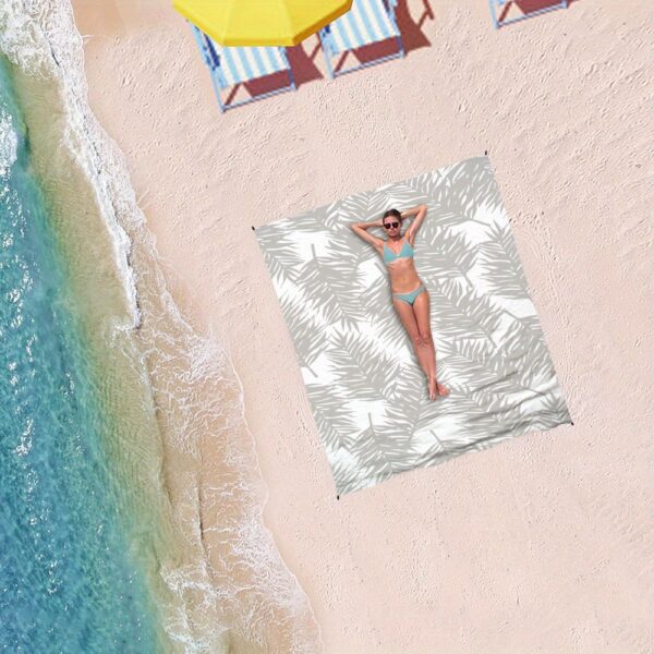 Drap de plage Motif Plume – Image 11