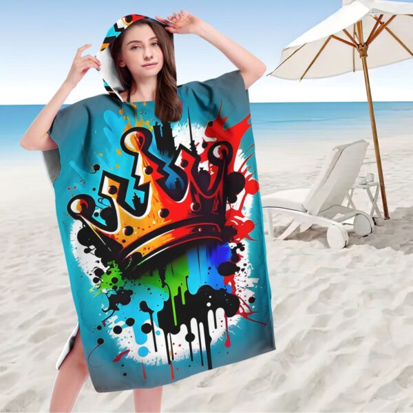 Poncho de Plage couronne – Image 4