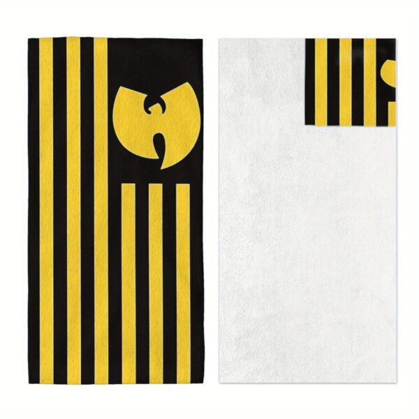 Serviette de plage pliable et sac de rangement Wu Tang Clan 2-en-1 – Image 6