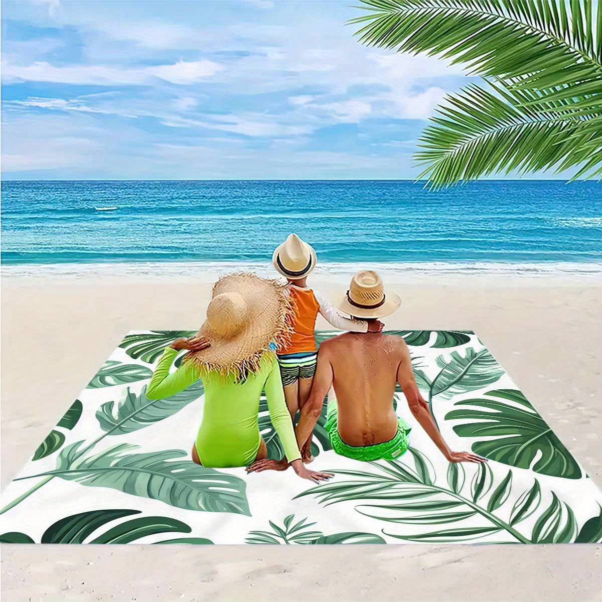 Drap de plage Feuilles Tropicales – Image 6