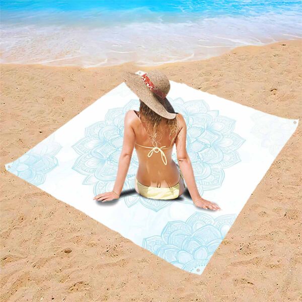 Drap de plage à motif mandala – Image 6