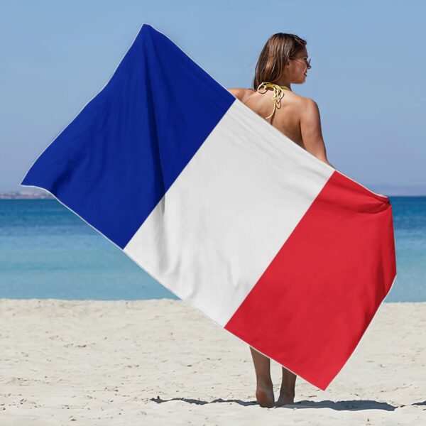 Serviette de plage française ouverte – Image 4