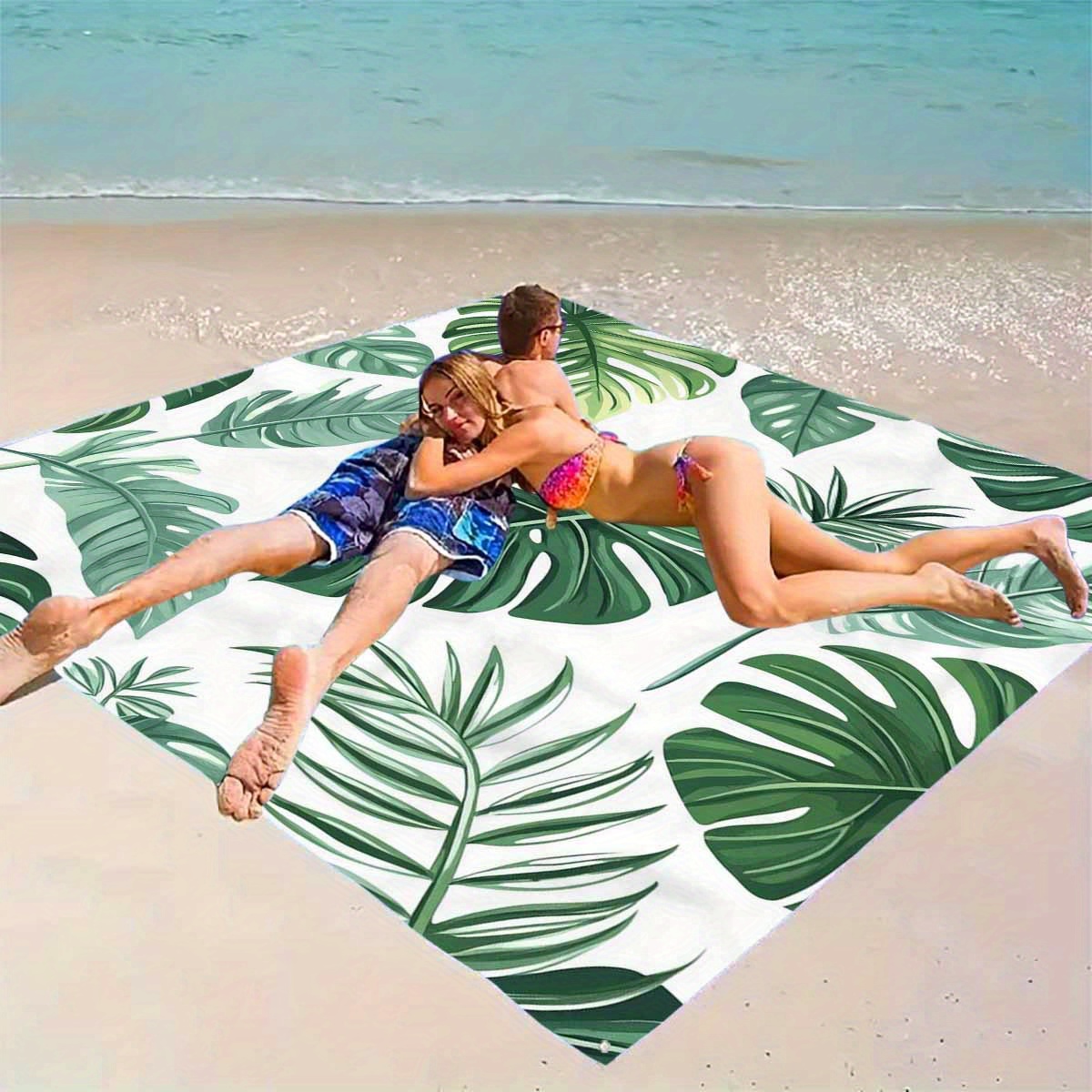 Drap de plage Feuilles Tropicales – Image 8