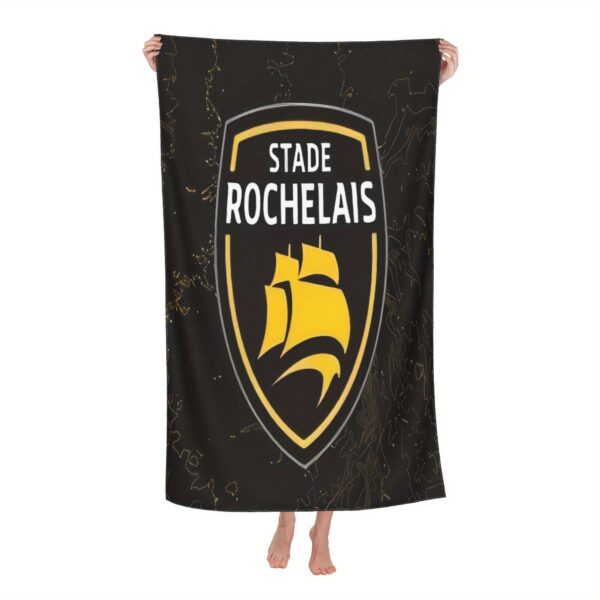 Serviette de plage avec logo Stade Rochelais – Image 2