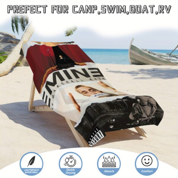 Serviette de Plage Eminem The Rap God – Image 5