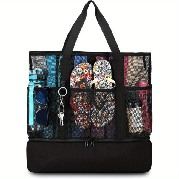 Sac de Plage Anti-Sable pour Femmes avec Glacière