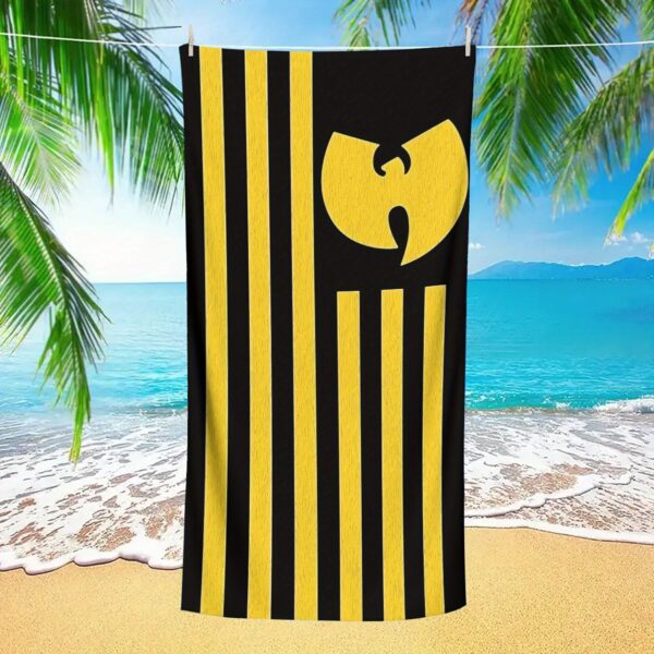Serviette de plage pliable et sac de rangement Wu Tang Clan 2-en-1 – Image 3