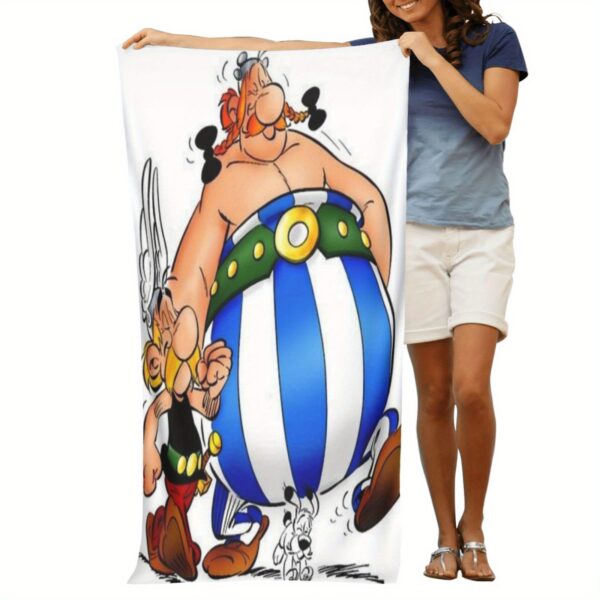 Serviette de Plage Légère et Séchage Rapide sans Sable d'Albert Uderzo – Image 8