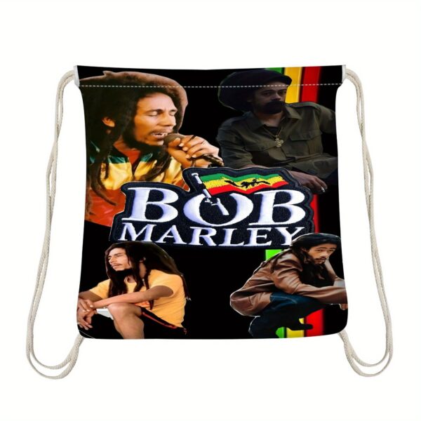 Serviette de Plage Pliable Multifonction Bob Marley & Sac à Dos – Image 4