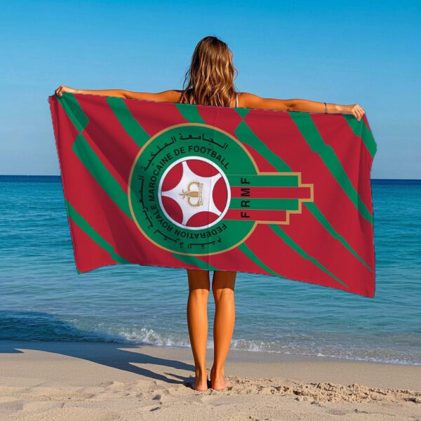 Serviette de Plage Logo FRMF Marocain – Image 6