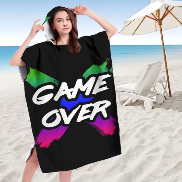 Poncho de plage Game over – Image 3