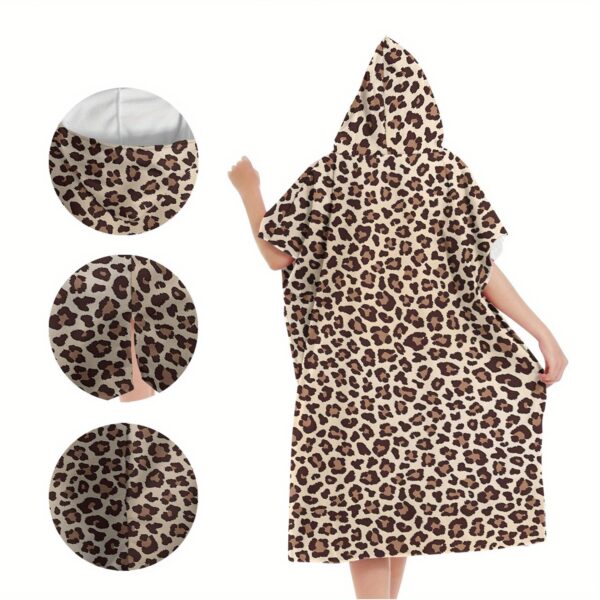 Poncho de plage léopard – Image 2