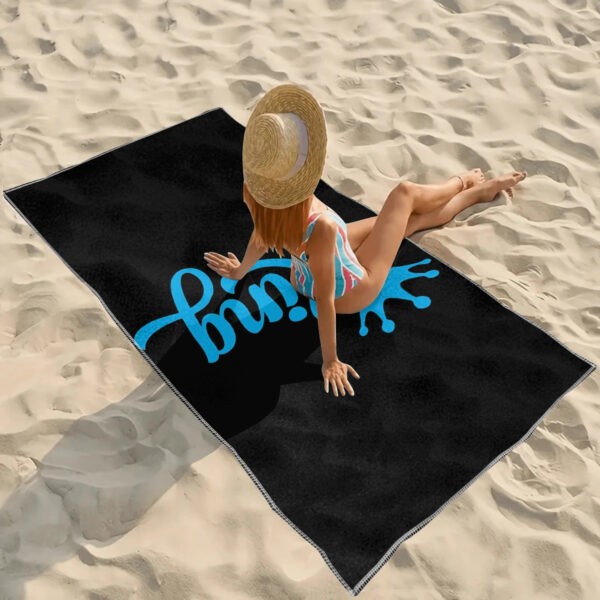 Ensemble de 2 serviettes de plage pour roi et reine – Image 5