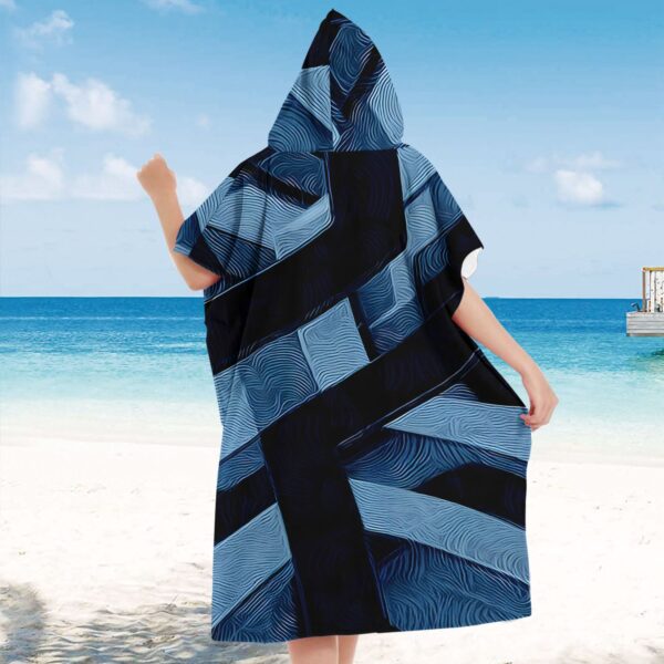 Poncho de plage Ligne