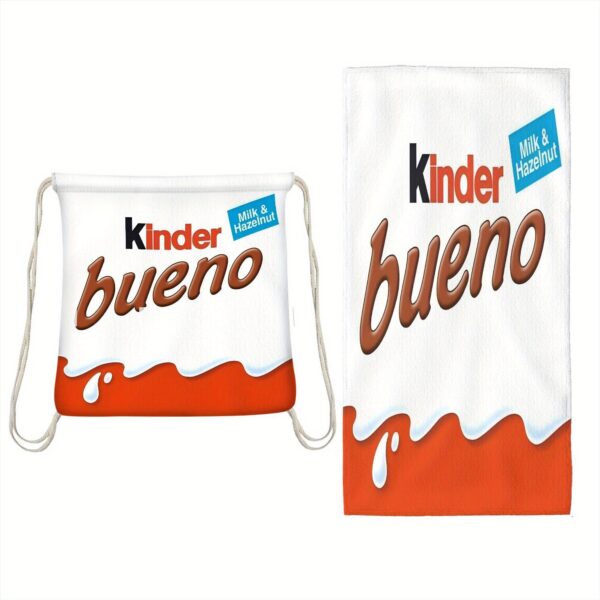 Serviette de Plage Pliable 2-en-1 Kinder Bueno