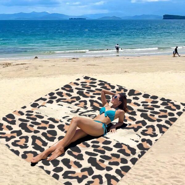 Drap de plage Imprimé Léopard