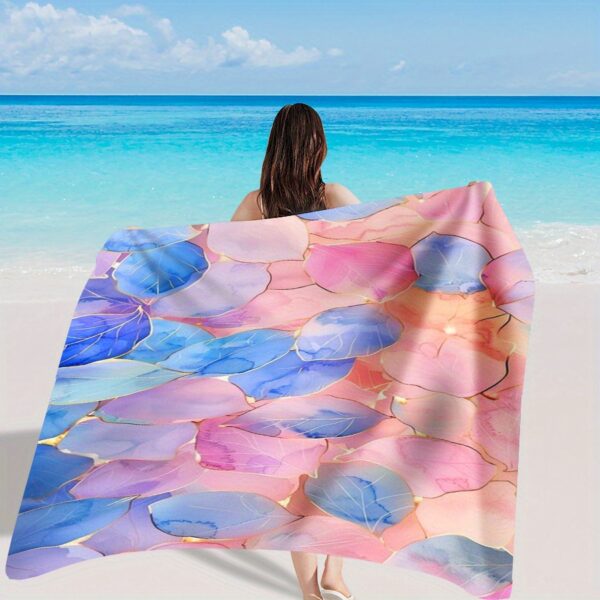 Drap de plage pétale imprimé – Image 5