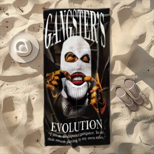 Serviette de Plage Évolution du Gangster