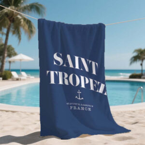 Serviette de plage Saint-Tropez