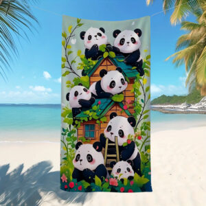 Serviette de Plage Panda